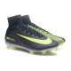 2016 Nouveau Chaussures de Football Mercurial Superfly V FG Algue Volt Hasta Blanc