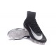 2016 Nouveau Chaussures de Football Mercurial Superfly V FG Noir Argent