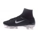 2016 Nouveau Chaussures de Football Mercurial Superfly V FG Noir Argent