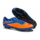 2014/2015 Nike Hypervenom Phantom FG Homme Bleu Orange Pack de Réflexion