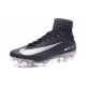 2016 Nouveau Chaussures de Football Mercurial Superfly V FG Noir Argent