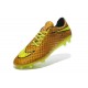 Nouvelle Chaussure Neymar Premium Nike Hypervenom Phantom FG Or Jaune