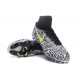 Hommes Nike Magista Obra II FG Chaussures de football Noir Blanc Jaune