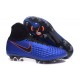 Hommes Nike Magista Obra II FG Chaussures de football Bleu Noir Orange