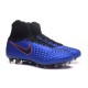 Hommes Nike Magista Obra II FG Chaussures de football Bleu Noir Orange