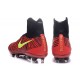 Nouvelles chaussures Nike Magista Obra II FG Football Crampons Noir Rouge Jaune