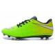 Pas Cher Crampons Nike Hypervenom Phantom FG Vert Jaune Noir