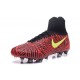 Nouvelles chaussures Nike Magista Obra II FG Football Crampons Noir Rouge Jaune