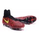 Nouvelles chaussures Nike Magista Obra II FG Football Crampons Noir Rouge Jaune