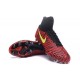 Nouvelles chaussures Nike Magista Obra II FG Football Crampons Noir Rouge Jaune