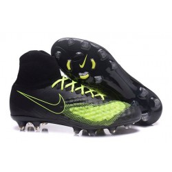 Hommes Nike Nike Magista Obra II FG Chaussures de football Noir Volt