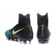 Nouvelles chaussures Nike Magista Obra II FG Football Crampons Noir Bleu Vert