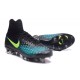 Nouvelles chaussures Nike Magista Obra II FG Football Crampons Noir Bleu Vert