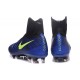 Nouvelles chaussures Nike Magista Obra II FG Football Crampons Bleu Noir Volt