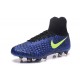 Nouvelles chaussures Nike Magista Obra II FG Football Crampons Bleu Noir Volt