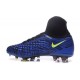 Nouvelles chaussures Nike Magista Obra II FG Football Crampons Bleu Noir Volt