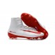 2016 Nouveau Chaussures de Football Mercurial Superfly V FG Blanc Rouge