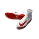 2016 Nouveau Chaussures de Football Mercurial Superfly V FG Blanc Rouge