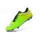 Pas Cher Crampons Nike Hypervenom Phantom FG Vert Jaune Noir