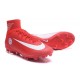 2016 Nouveau Chaussures de Football Mercurial Superfly V FG FC Bayern München Rouge Blanc