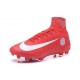 2016 Nouveau Chaussures de Football Mercurial Superfly V FG FC Bayern München Rouge Blanc