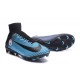 2016 Nouveau Chaussures de Football Mercurial Superfly V FG Manchester City FC Noir Bleu