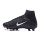 2016 Nouveau Chaussures de Football Mercurial Superfly V FG Manchester United Football Club Rouge Noir Blanc