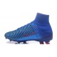 2016 Nouveau Chaussures de Football Mercurial Superfly V FG Chelsea FC Bleu Orange