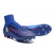 2016 Nouveau Chaussures de Football Mercurial Superfly V FG Chelsea FC Bleu Orange