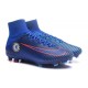 2016 Nouveau Chaussures de Football Mercurial Superfly V FG Chelsea FC Bleu Orange