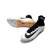 Nouveau Chaussures de Football Mercurial Superfly V FG pour Hommes Blanc Or Noir