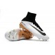 Nouveau Chaussures de Football Mercurial Superfly V FG pour Hommes Blanc Or Noir