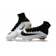 Nouveau Chaussures de Football Mercurial Superfly V FG pour Hommes Blanc Or Noir