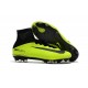 Nouveau Chaussures de Football Mercurial Superfly V FG pour Hommes Volt Noir