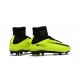 Nouveau Chaussures de Football Mercurial Superfly V FG pour Hommes Volt Noir