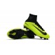 Nouveau Chaussures de Football Mercurial Superfly V FG pour Hommes Volt Noir