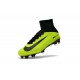 Nouveau Chaussures de Football Mercurial Superfly V FG pour Hommes Volt Noir