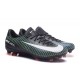 Nouvelles Nike Mercurial Vapor 11 FG Crampons de Football pour Hommes Noir Blanc Vert Électrique