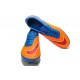 2014/2015 Nike Hypervenom Phantom FG Homme Bleu Orange Pack de Réflexion