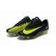 Nouvelles Nike Mercurial Vapor 11 FG Crampons de Football pour Hommes CR7 Algue Volt Hasta Blanc
