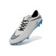 Coupe du monde 2014 Crampons Nike Hypervenom Phantom FG Blanc Bleu Pack de Réflexion