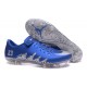 Nike HyperVenom Phinish II Chaussures De Football Jordan Bleu Argent