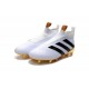 Nouveau Adidas Ace16+ Purecontrol FG/AG Chaussures de Football Blanc Or Noir