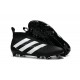 Nouveau Adidas Ace16+ Purecontrol FG/AG Chaussures de Football Noir Blanc