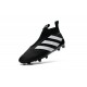 Nouveau Adidas Ace16+ Purecontrol FG/AG Chaussures de Football Noir Blanc