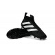 Nouveau Adidas Ace16+ Purecontrol FG/AG Chaussures de Football Noir Blanc