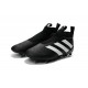 Nouveau Adidas Ace16+ Purecontrol FG/AG Chaussures de Football Noir Blanc