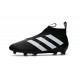 Nouveau Adidas Ace16+ Purecontrol FG/AG Chaussures de Football Noir Blanc
