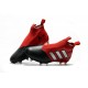 Nouveau Adidas Ace17+ Purecontrol FG/AG Chaussures de Football Blanc Rouge Noir