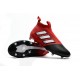 Nouveau Adidas Ace17+ Purecontrol FG/AG Chaussures de Football Blanc Rouge Noir